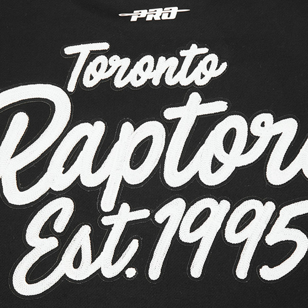 Black Toronto Raptors Pro Standard Paint the City Drop Shoulder Sweatshirt | NBA