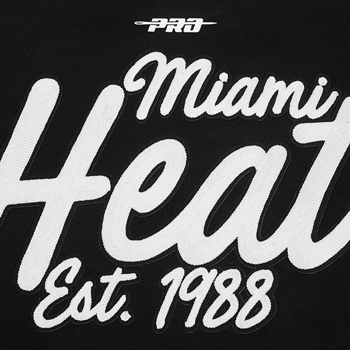 Black Miami Heat Pro Standard Paint the City Drop Shoulder Sweatshirt | NBA