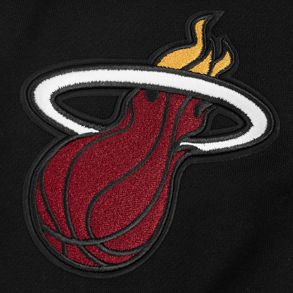Black Miami Heat Pro Standard Paint the City Drop Shoulder Sweatshirt | NBA