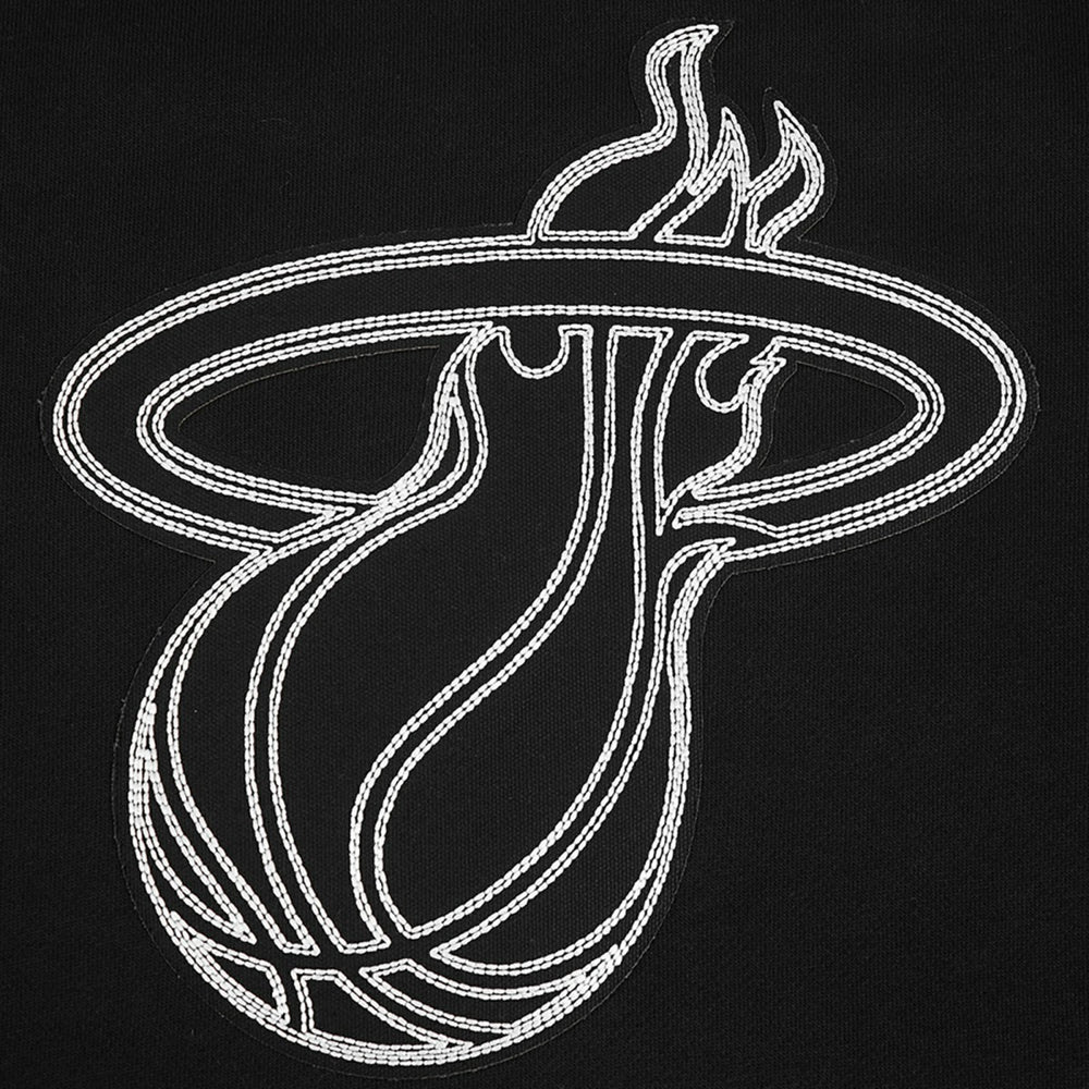 Black Miami Heat Pro Standard Paint the City Drop Shoulder Sweatshirt | NBA