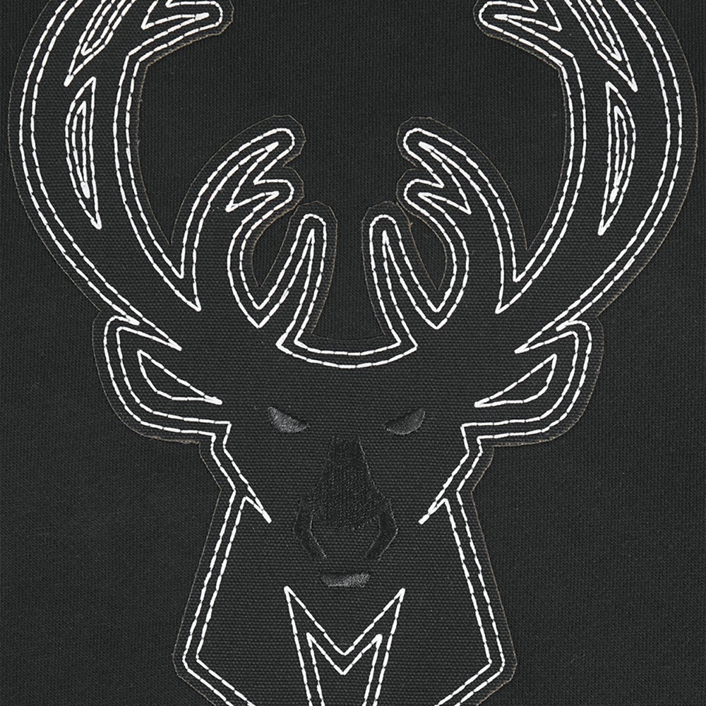 Black Milwaukee Bucks Pro Standard Paint the City Drop Shoulder Sweatshirt | NBA