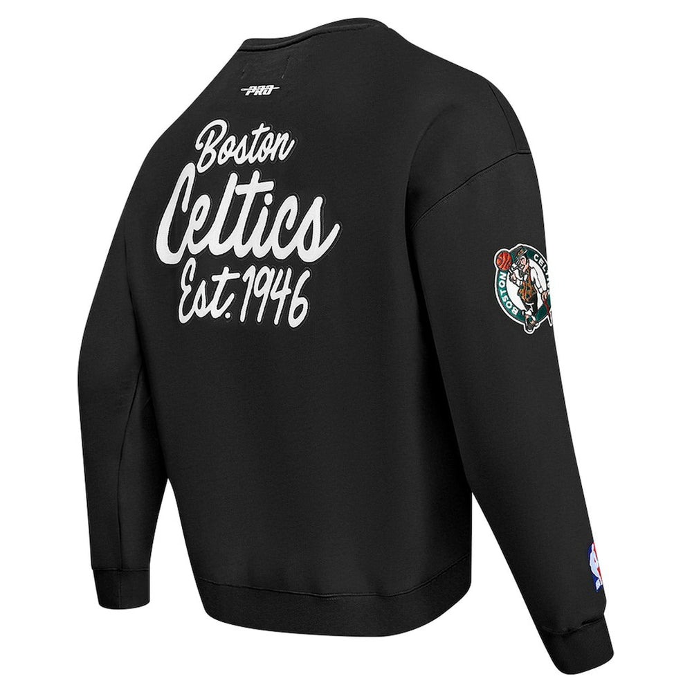 Black Boston Celtics Pro Standard Paint the City Drop Shoulder Sweatshirt | NBA