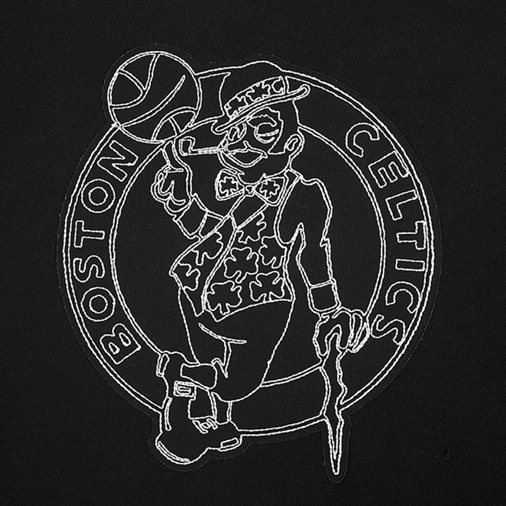 Black Boston Celtics Pro Standard Paint the City Drop Shoulder Sweatshirt | NBA