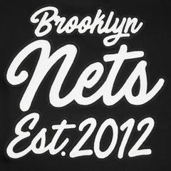 Black Brooklyn Nets Pro Standard Paint the City Drop Shoulder Sweatshirt | NBA