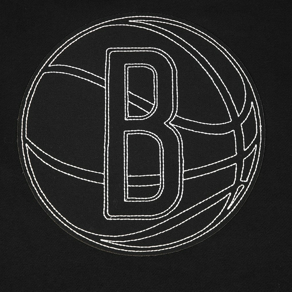 Black Brooklyn Nets Pro Standard Paint the City Drop Shoulder Sweatshirt | NBA