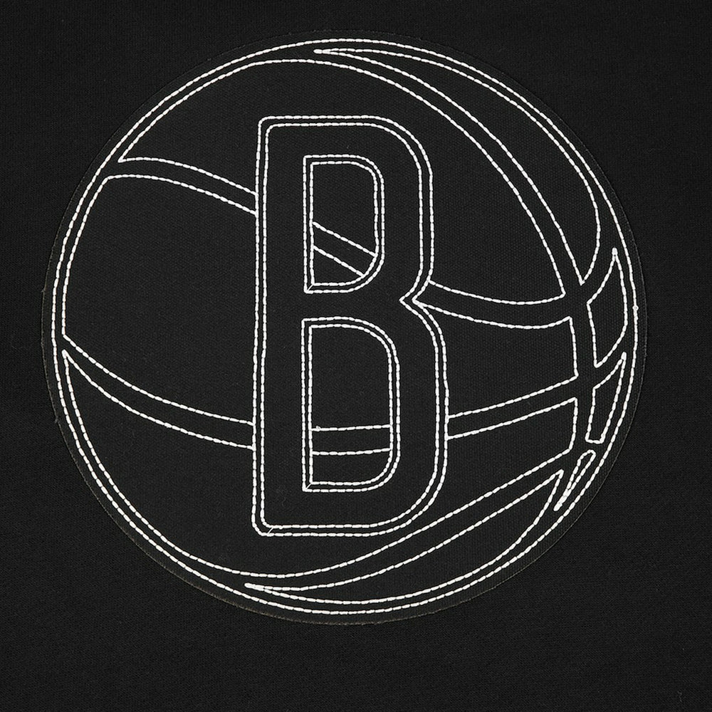 Black Brooklyn Nets Pro Standard Paint the City Drop Shoulder Sweatshirt | NBA