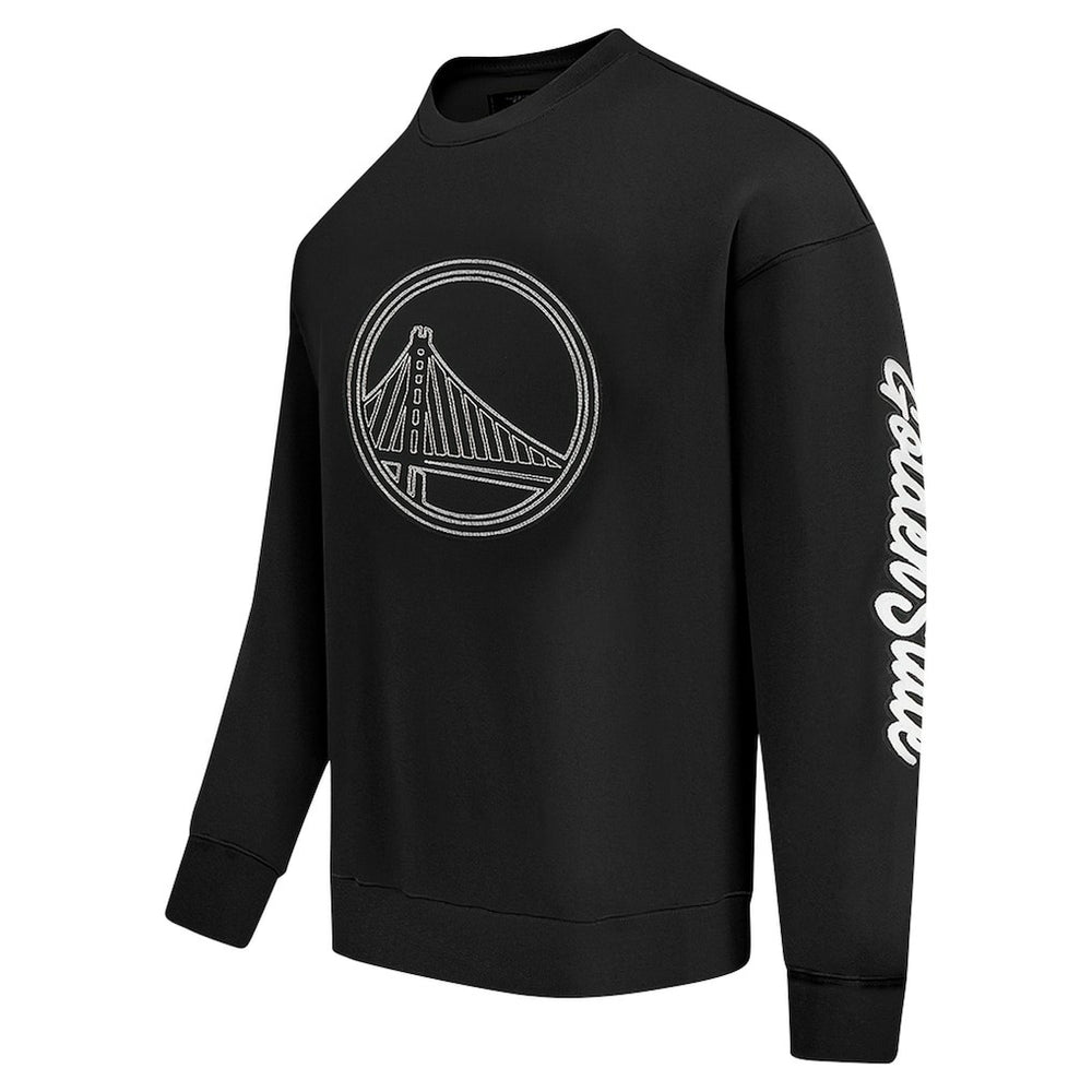 Black Golden State Warriors Pro Standard Paint the City Drop Shoulder Sweatshirt sale | NBA