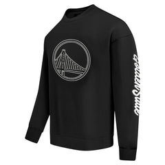 Black Golden State Warriors Pro Standard Paint the City Drop Shoulder Sweatshirt sale | NBA