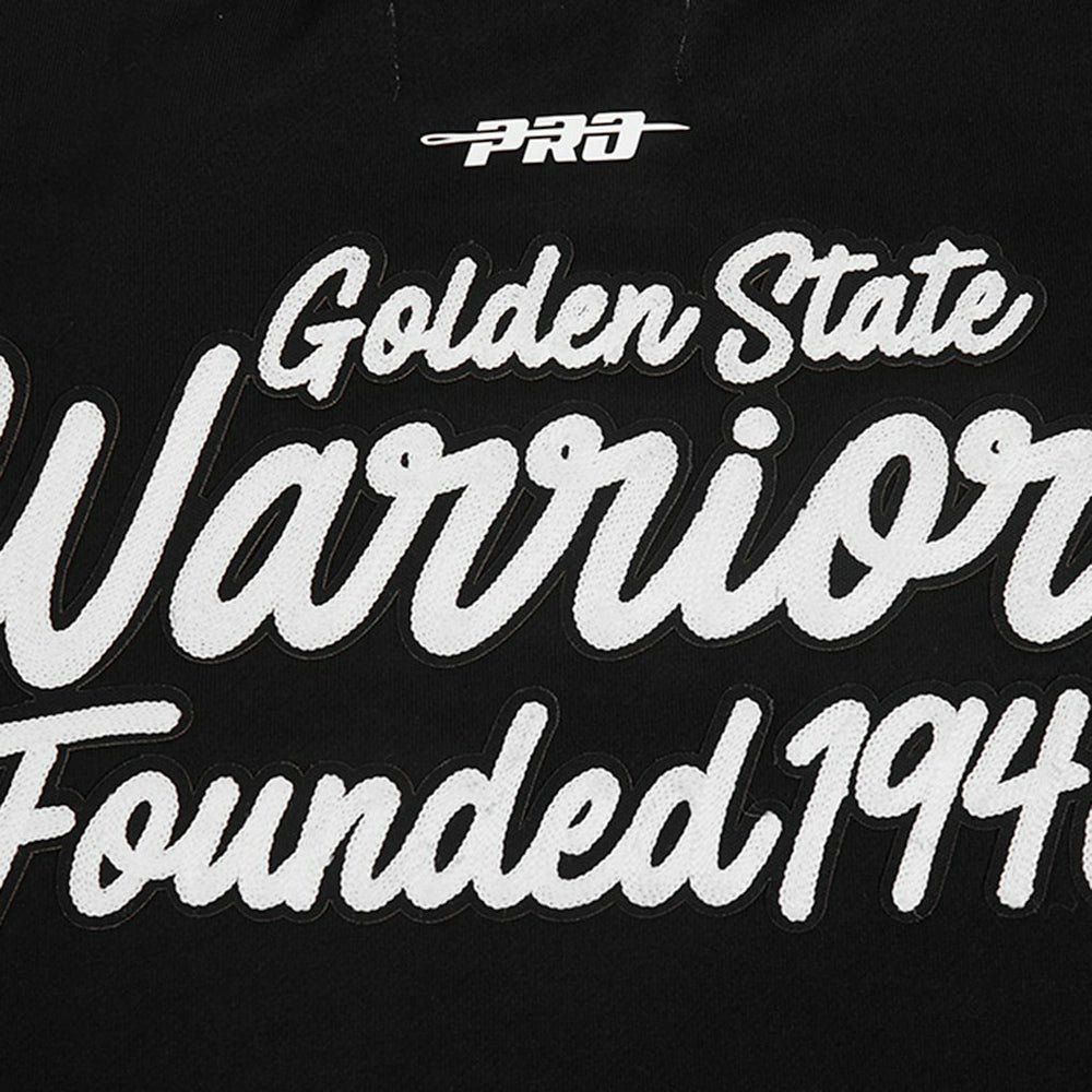 Black Golden State Warriors Pro Standard Paint the City Drop Shoulder Sweatshirt sale | NBA