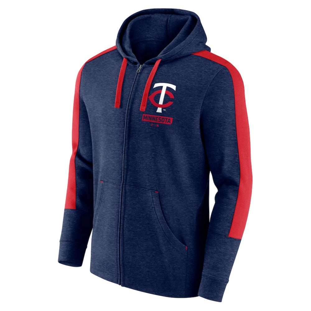 Minnesota Twins Fanatics Gains Fleece Full-Zip Hoodie - MLB Hoodies