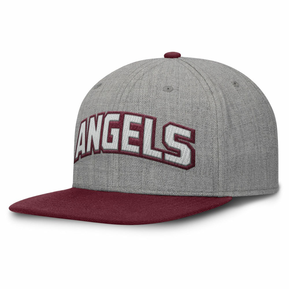 Los Angeles Angels Fanatics Elements Felt Chainstitch Snapback Hat - MLB Hats