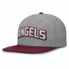 Los Angeles Angels Fanatics Elements Felt Chainstitch Snapback Hat - MLB Hats