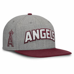 Los Angeles Angels Fanatics Elements Felt Chainstitch Snapback Hat - MLB Hats