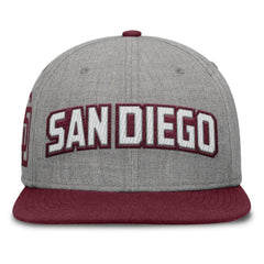 San Diego Padres Fanatics Elements Felt Chainstitch Snapback Hat - MLB Hats