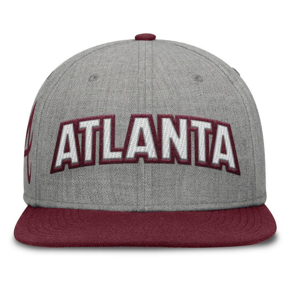 Atlanta Braves Fanatics Elements Felt Chainstitch Snapback Hat - MLB Hats