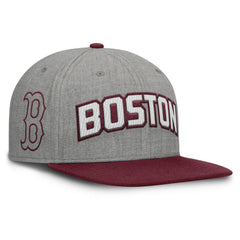 Boston Red Sox Fanatics Elements Felt Chainstitch Snapback Hat - MLB Hats