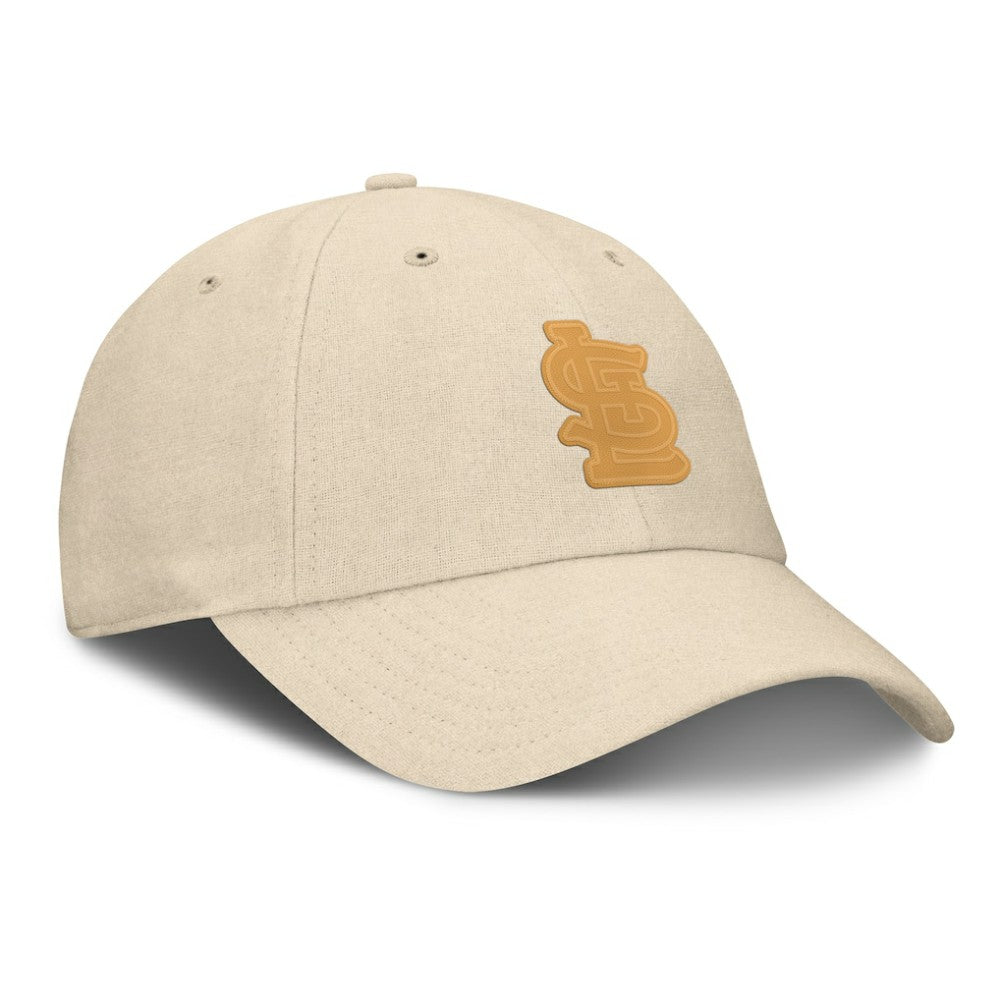 St. Louis Cardinals Fanatics Front Office Leather Patch Adjustable Hat - MLB Hats