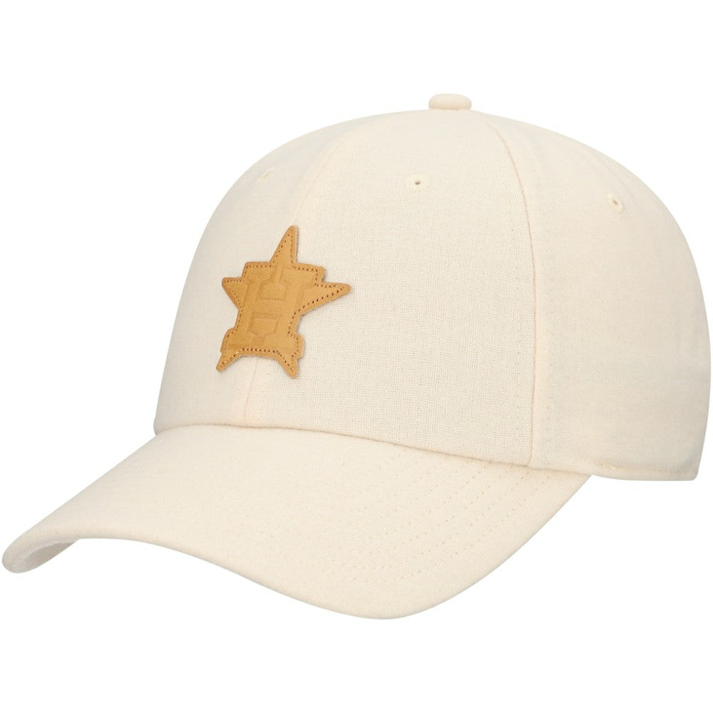 Houston Astros Fanatics Front Office Leather Patch Adjustable Hat - MLB Hats