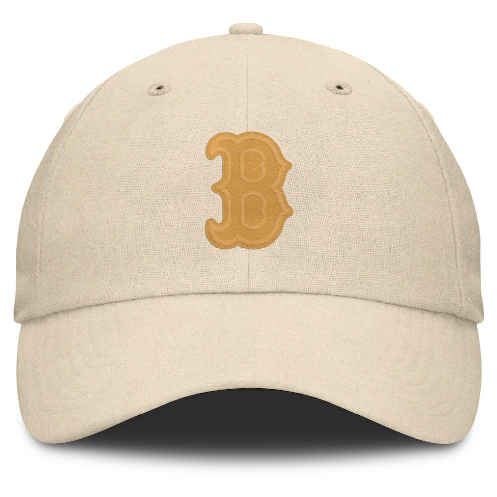 Boston Red Sox Fanatics Front Office Leather Patch Adjustable Hat - MLB Hats