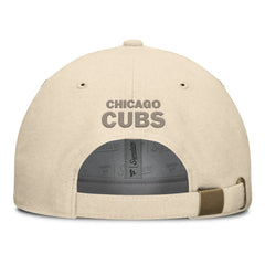 Chicago Cubs Fanatics Front Office Leather Patch Adjustable Hat - MLB Hats