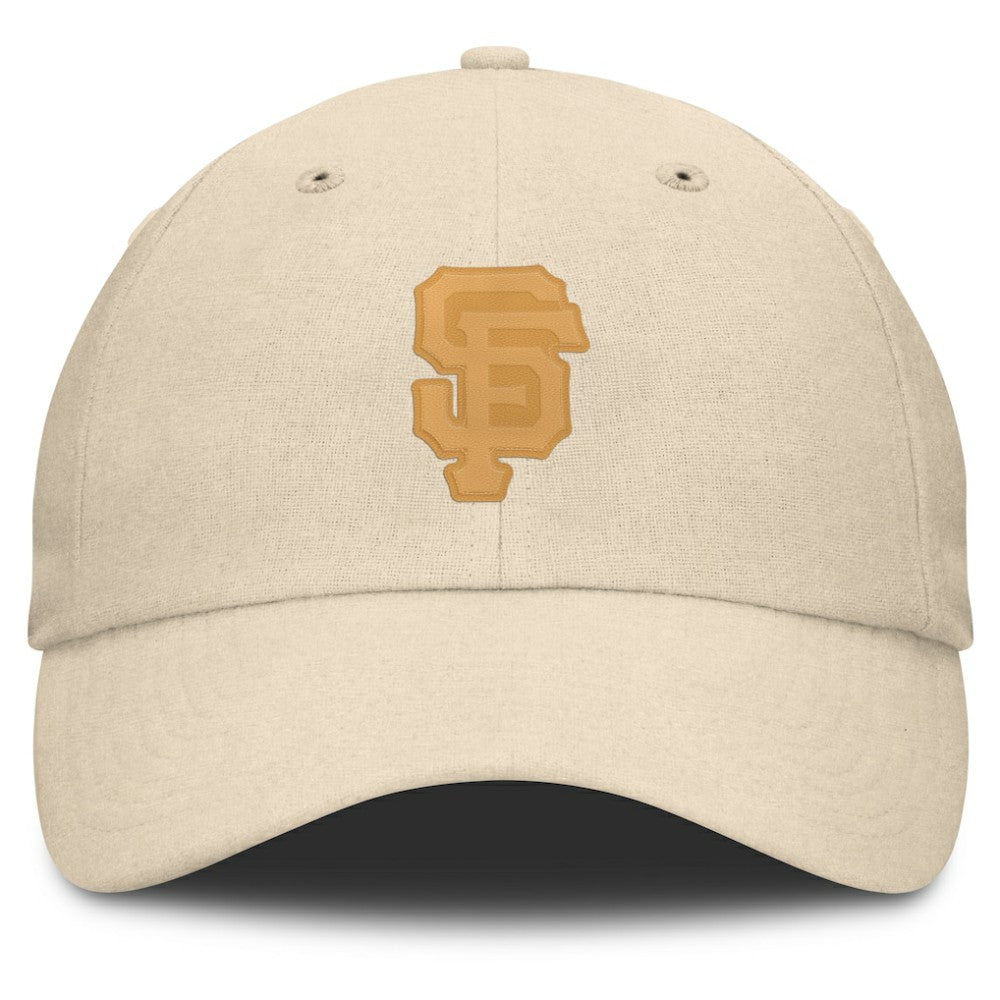San Francisco Giants Fanatics Front Office Leather Patch Adjustable Hat - MLB Hats