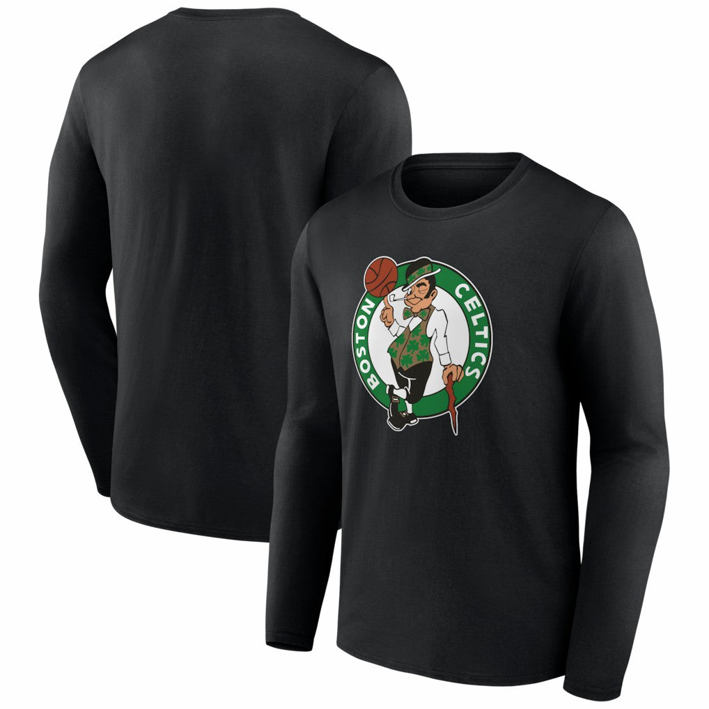 Black Boston Celtics Primary Logo Long Sleeve T-Shirt | NBA