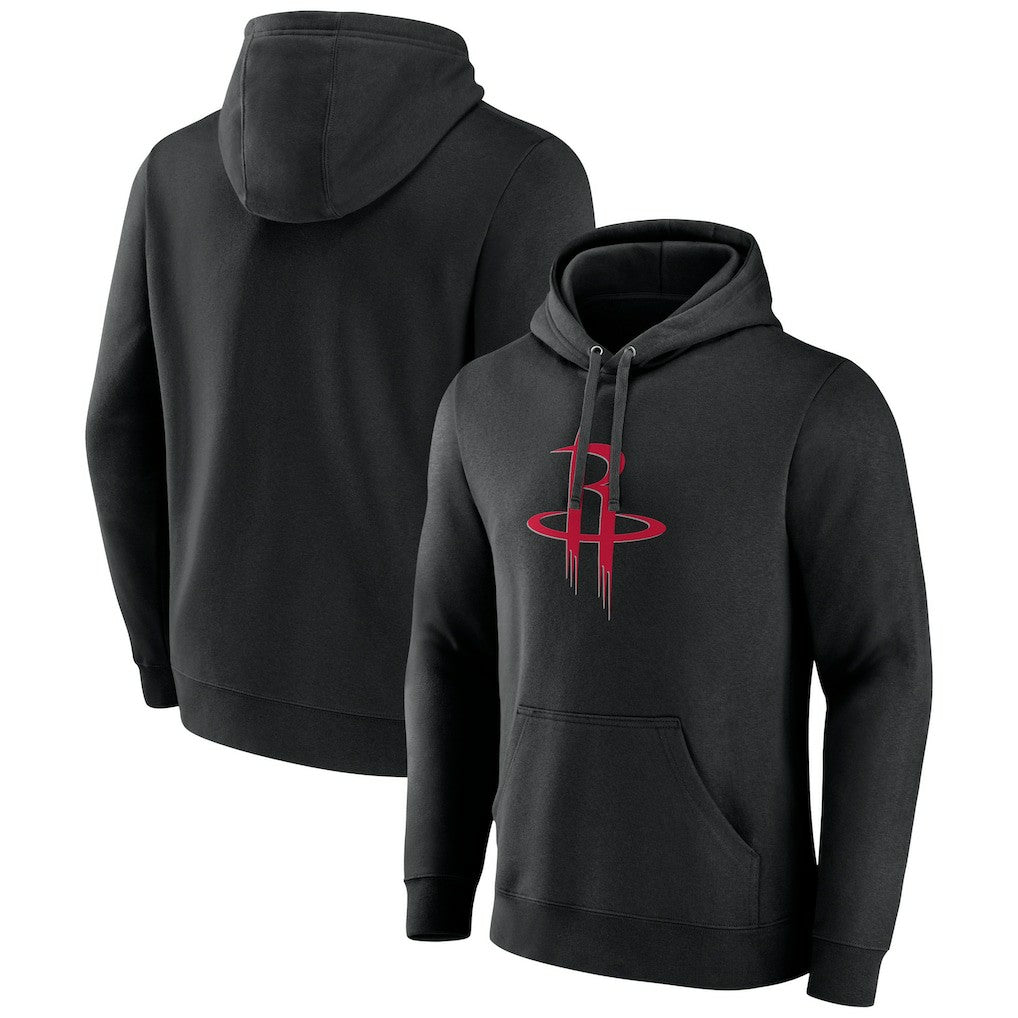 Black Houston Rockets Primary Logo Pullover Hoodie sale | NBA