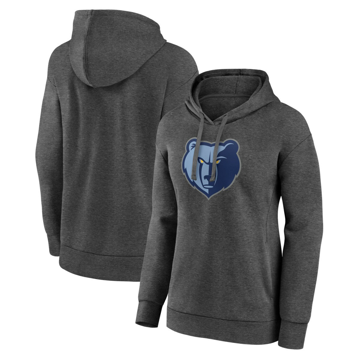 Charcoal Memphis Grizzlies Women's Primary Logo Pullover Hoodie | NBA