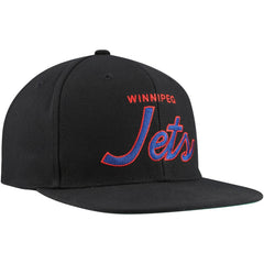 Winnipeg Jets Mitchell & Ness Core Team Script 2.0 Snapback Hat -  NHL Hats