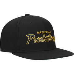 Nashville Predators Mitchell & Ness Core Team Script 2.0 Snapback Hat -  NHL Hats