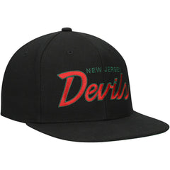 New Jersey Devils Mitchell & Ness Core Team Script 2.0 Snapback Hat -  NHL Jerseys