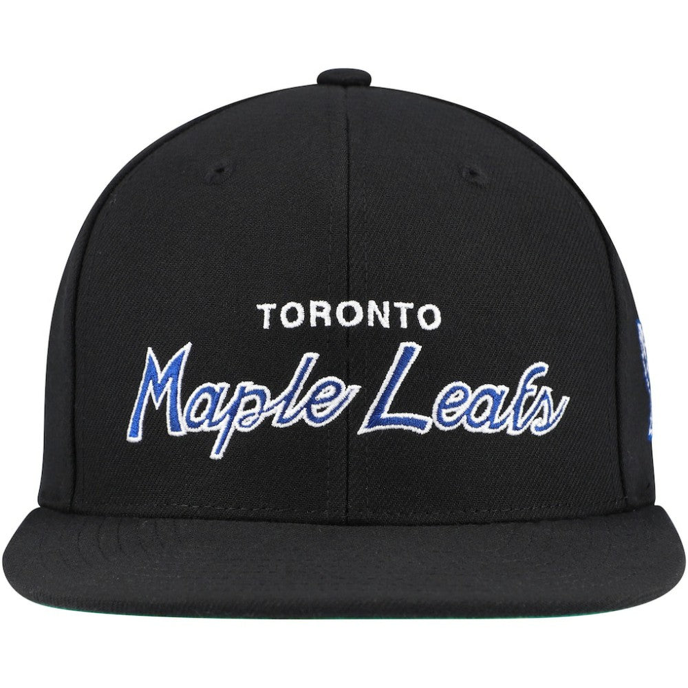 Toronto Maple Leafs Mitchell & Ness Core Team Script 2.0 Snapback Hat -  NHL Hats