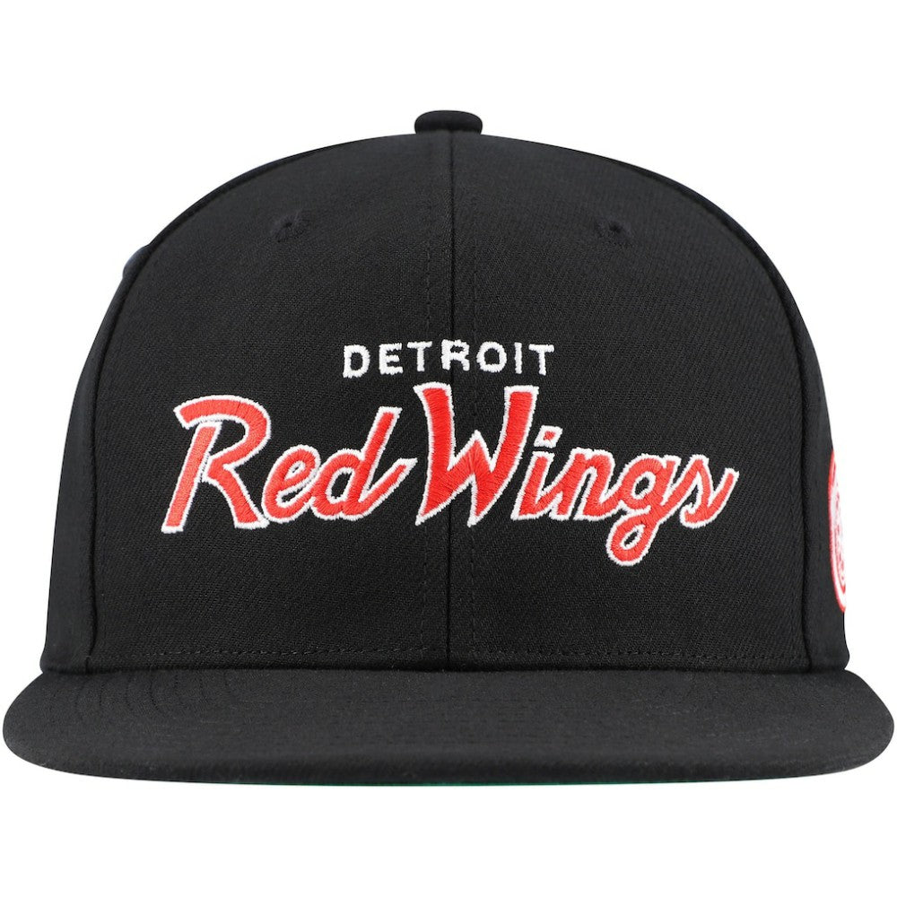 Detroit Red Wings Mitchell & Ness Core Team Script 2.0 Snapback Hat -  NHL Hats