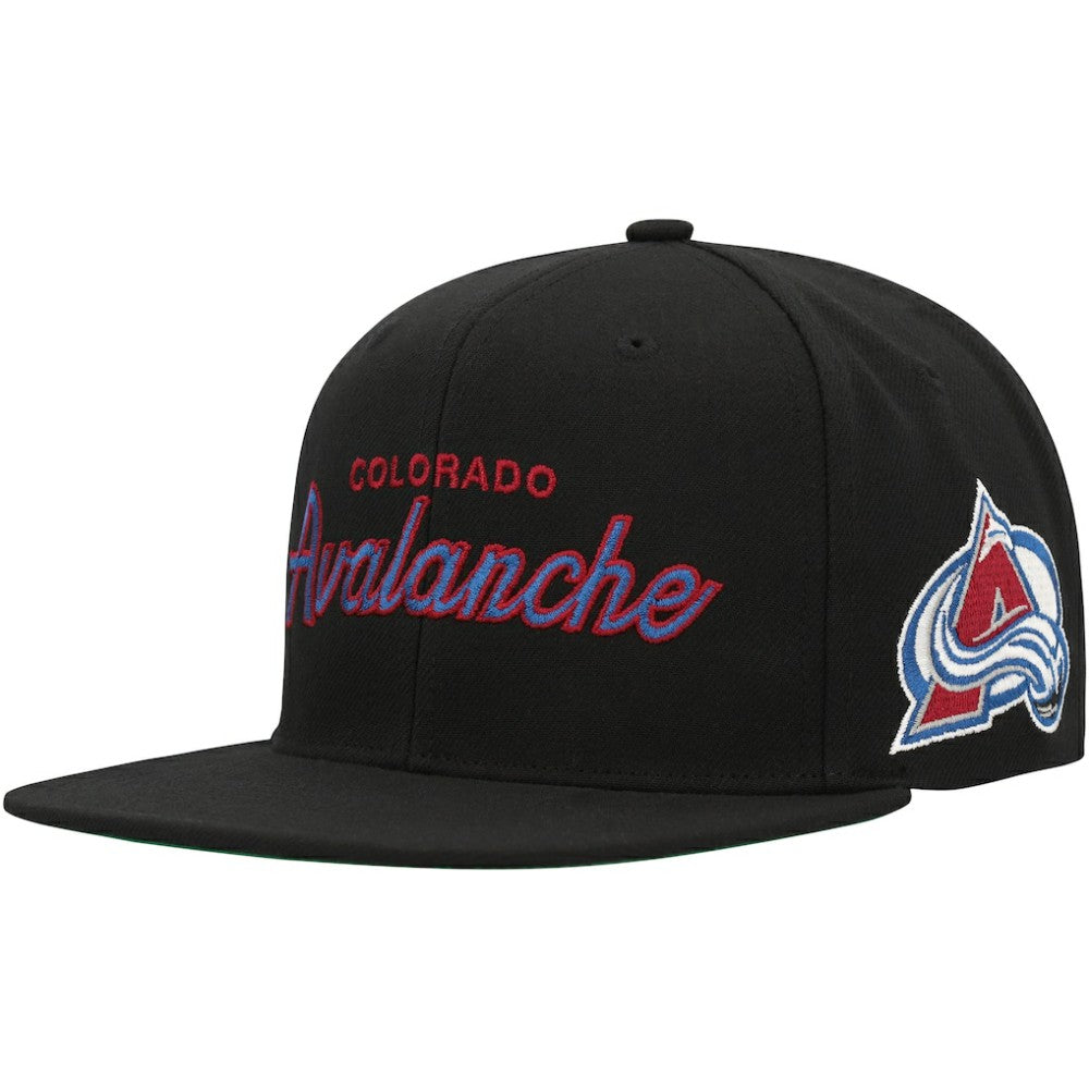Colorado Avalanche Mitchell & Ness Core Team Script 2.0 Snapback Hat -  NHL Hats