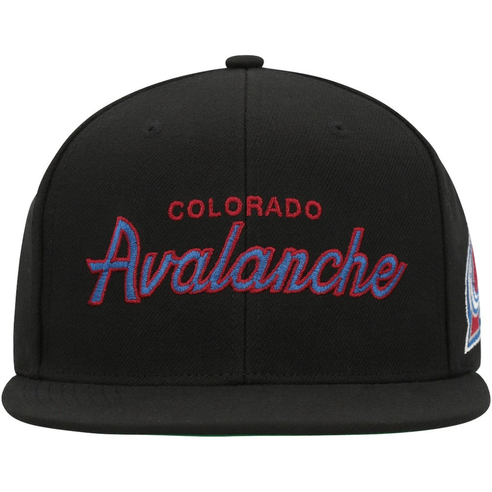 Colorado Avalanche Mitchell & Ness Core Team Script 2.0 Snapback Hat -  NHL Hats