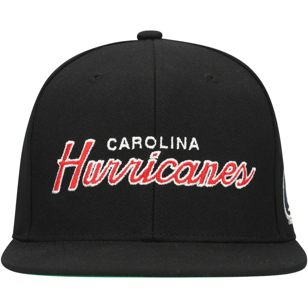 Carolina Hurricanes Mitchell & Ness Core Team Script 2.0 Snapback Hat -  NHL Hats