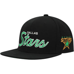 Dallas Stars Mitchell & Ness Core Team Script 2.0 Snapback Hat -  NHL Hats