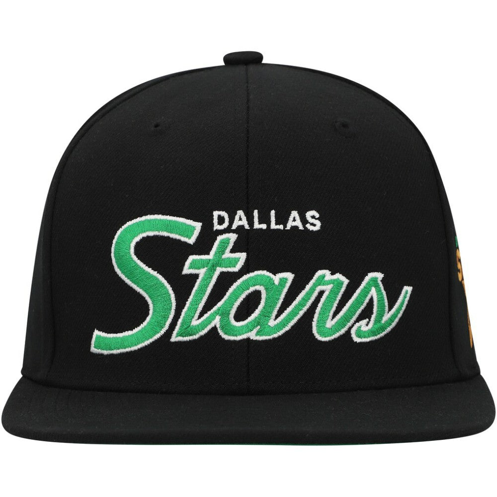 Dallas Stars Mitchell & Ness Core Team Script 2.0 Snapback Hat -  NHL Hats