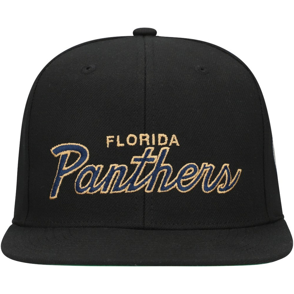 Florida Panthers Mitchell & Ness Core Team Script 2.0 Snapback Hat -  NHL Hats