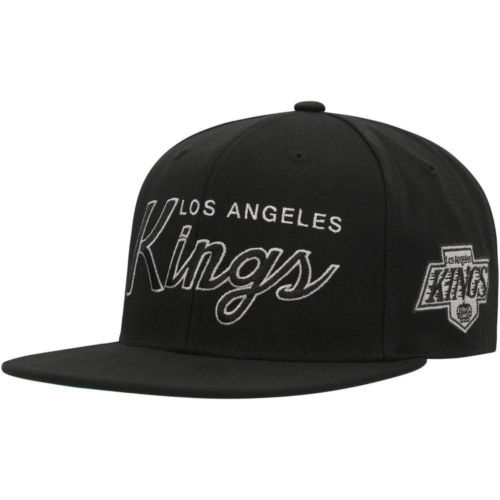 Los Angeles Kings Mitchell & Ness Core Team Script 2.0 Snapback Hat -  NHL Hats