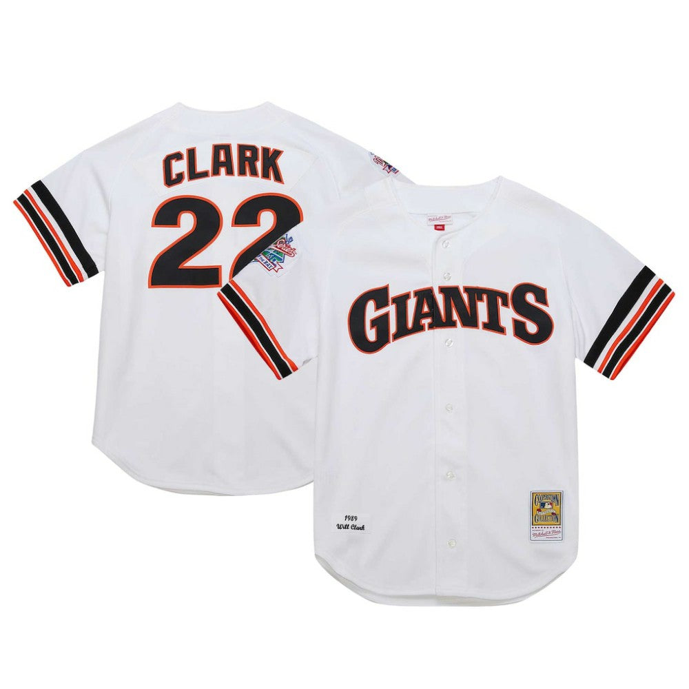 Will Clark San Francisco Giants Mitchell & Ness Cooperstown Collection 1989 Authentic Jersey - MLB Jerseys