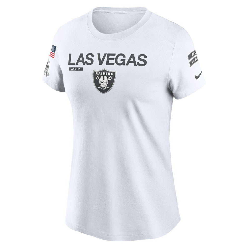 Las Vegas Raiders Women's 2024 Salute To Service Legend Performance T-Shirt | NFL Outlet
