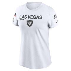 Las Vegas Raiders Women's 2024 Salute To Service Legend Performance T-Shirt | NFL Outlet