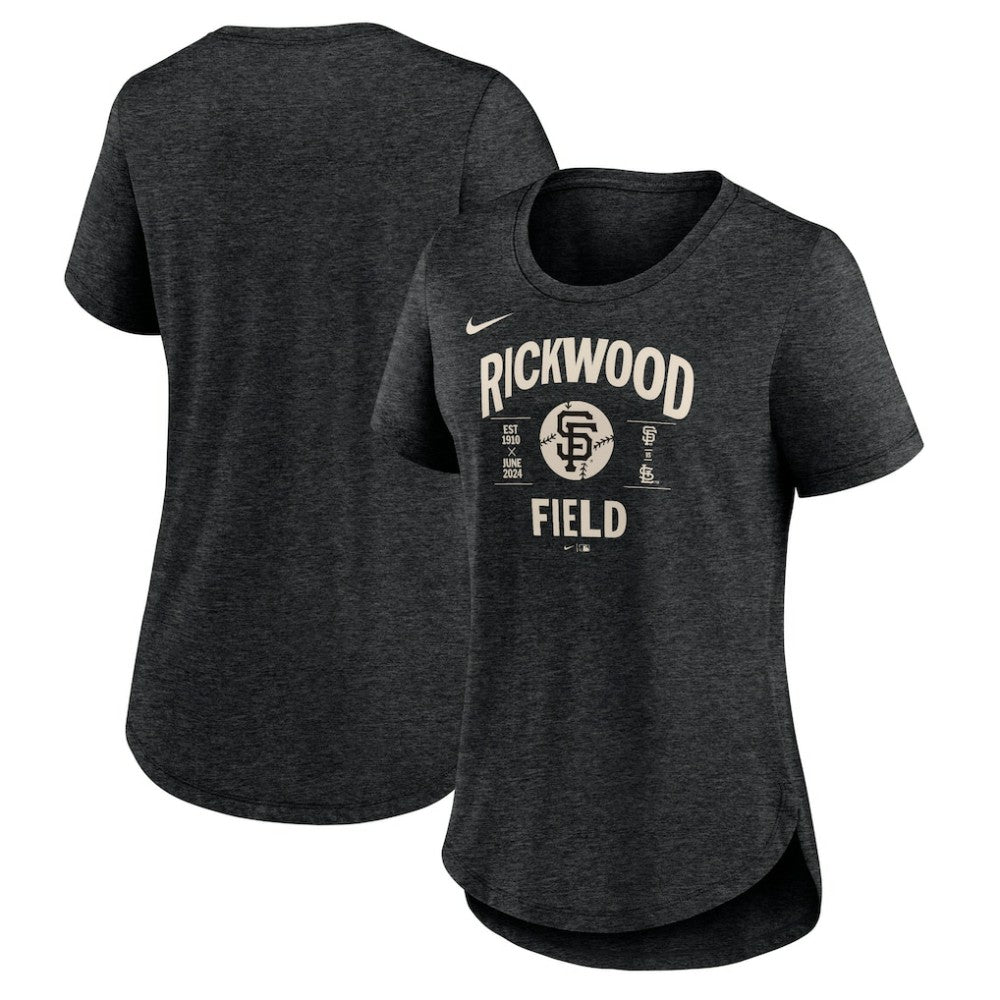 San Francisco Giants Nike Women's 2024 Rickwood Classic Tribute Tri-Blend T-Shirt - MLB T-shirts