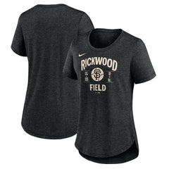 San Francisco Giants Nike Women's 2024 Rickwood Classic Tribute Tri-Blend T-Shirt - MLB T-shirts