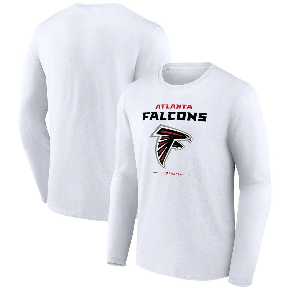 Atlanta Falcons Team Lockup Long Sleeve T-Shirt | NFL Outlet