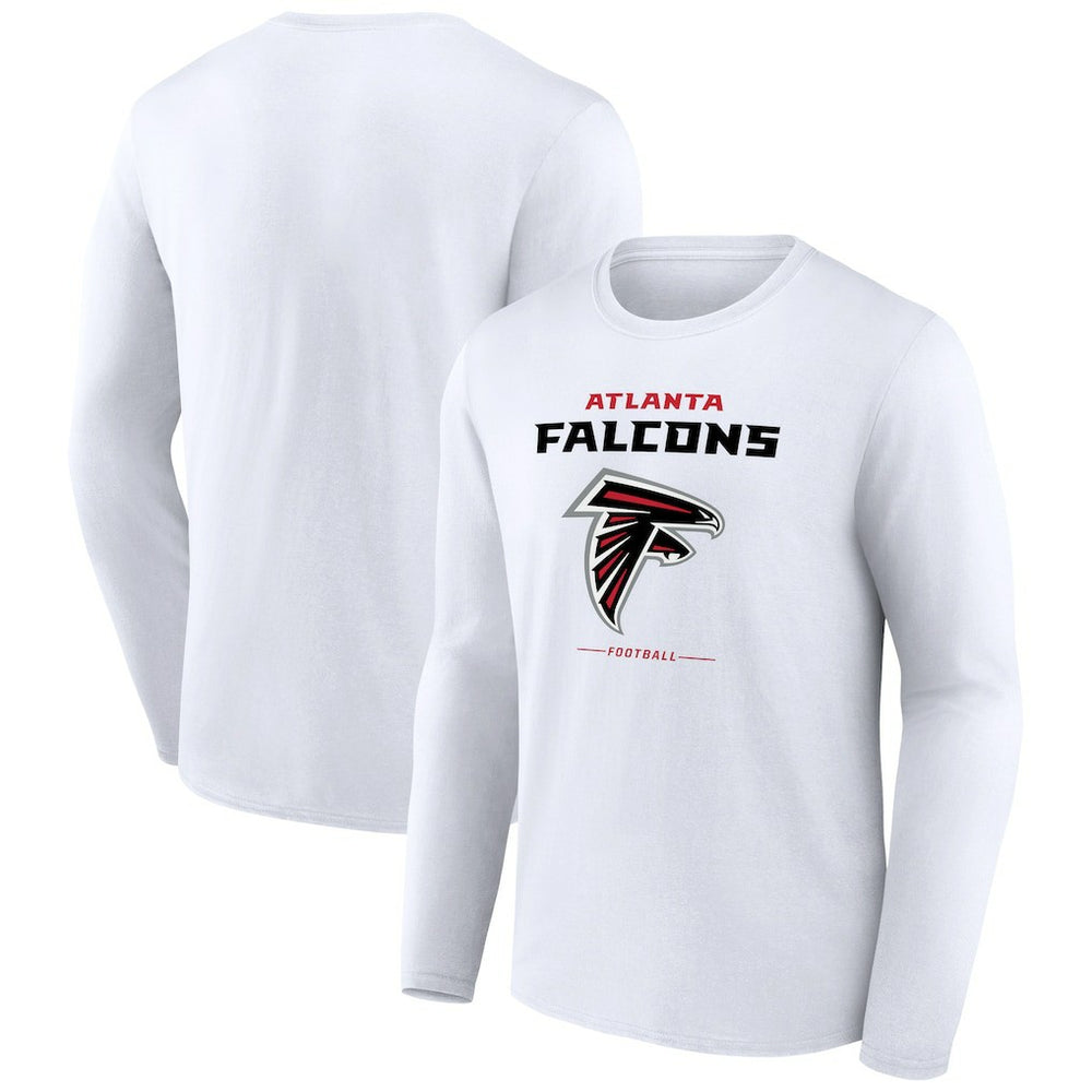 Atlanta Falcons Team Lockup Long Sleeve T-Shirt | NFL Outlet