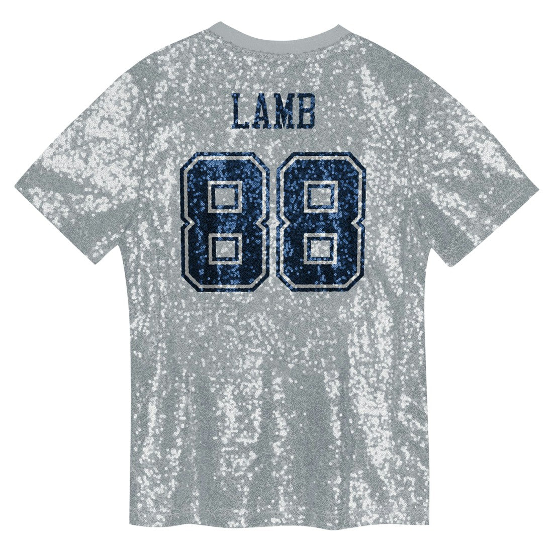 Dallas Cowboys CeeDee Lamb  Girls Youth Sequin V-Neck Fashion Jersey | NFL Online