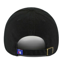 Black Philadelphia 76ers '47 Core Logo Clean Up Adjustable Hat | NBA