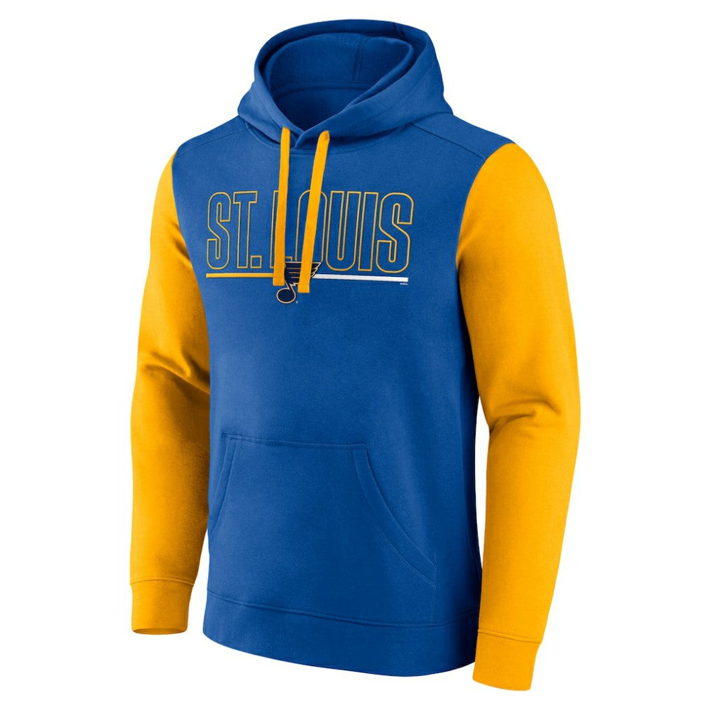 St. Louis Blues Logo Athletic Deliver Fleece Pullover Hoodie -  NHL Hoodies